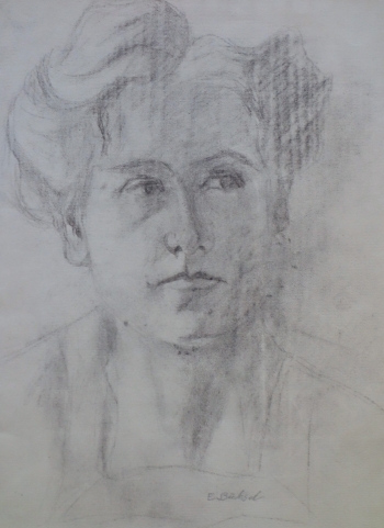 Elisabeth Büchsel - Selbstportrait um 1900